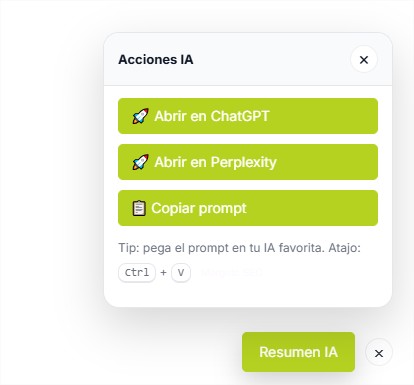 Plugin Resumen IA - Vista 2