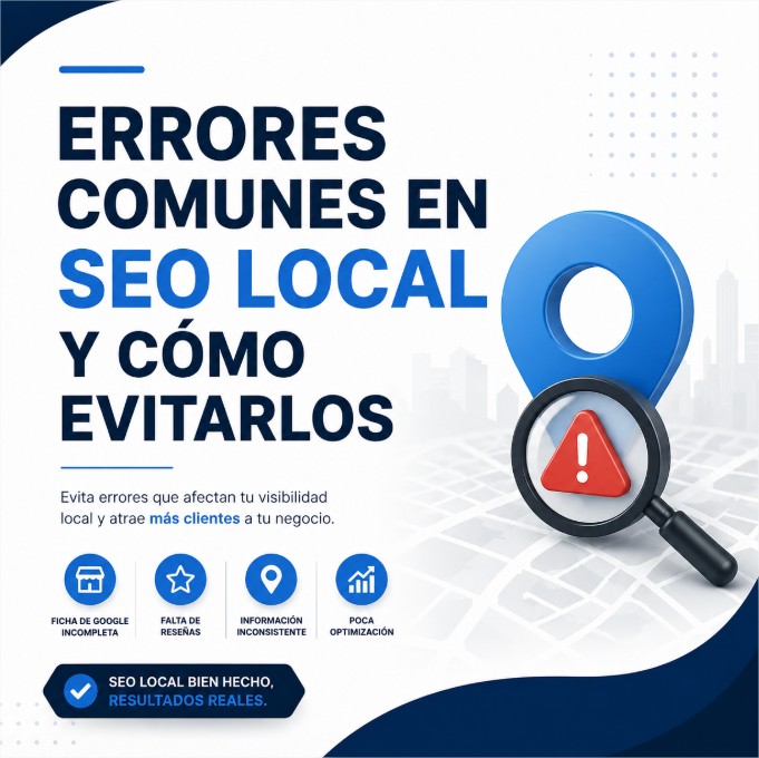 Errores comunes en SEO local para pymes en Colombia