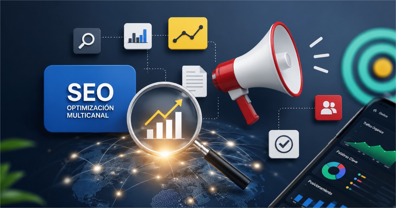 Guía para optimizar SEO en sitios multicanal: integrando web, app y redes sociales