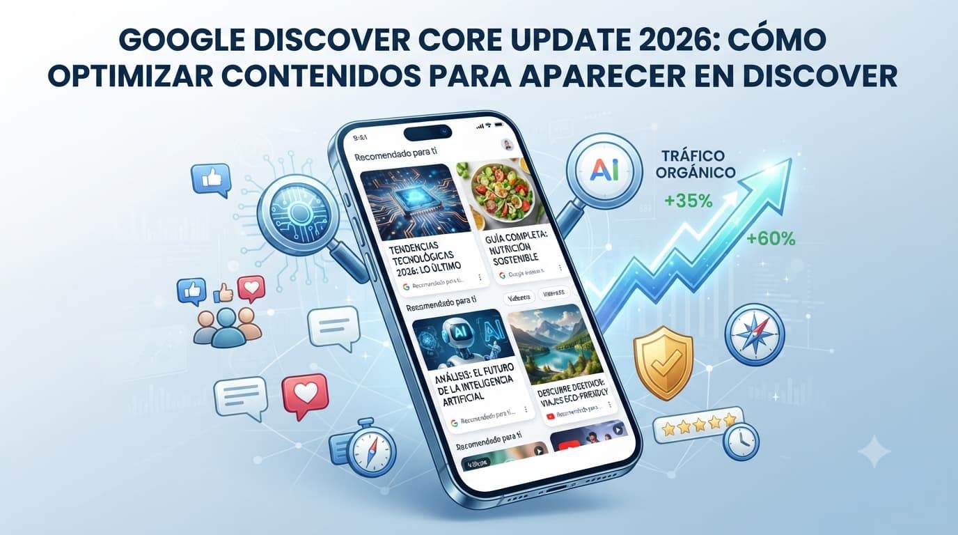 Google Discover Core Update 2026: Cómo Optimizar Contenidos para Aparecer en Discover